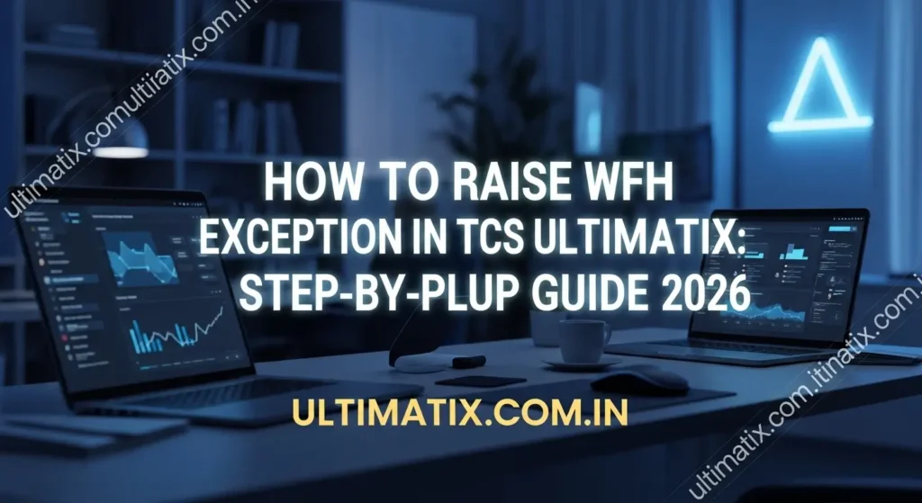 How to Raise WFH Exception in TCS Ultimatix
