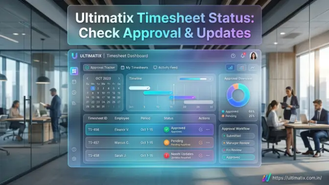 Ultimatix timesheet status