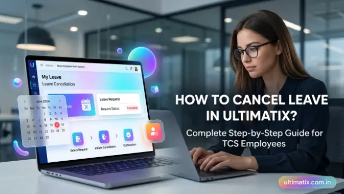 cancel leave in Ultimatix