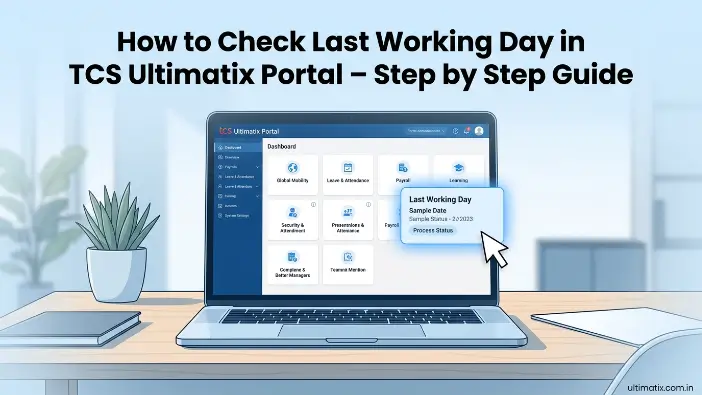 How to Check Last Working Day in TCS Ultimatix