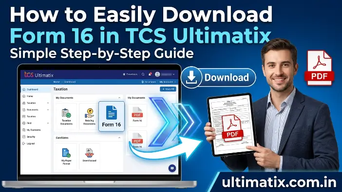 How to Download Form 16 in TCS Ultimatix