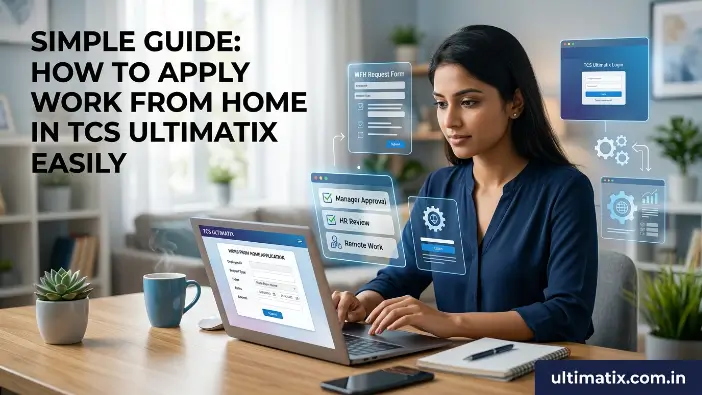 how to apply work from home in TCS Ultimatix