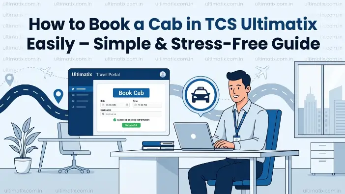 How to Book a Cab in TCS Ultimatix