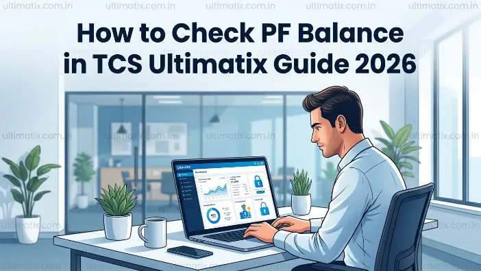 How to Check PF Balance in TCS Ultimatix