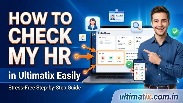 How to Check My HR in Ultimatix