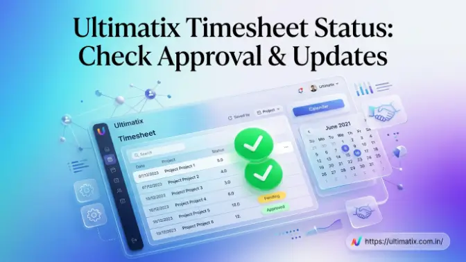 Ultimatix timesheet status